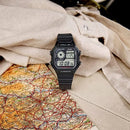 Relógio Casio AE-1200WH-1A World Time