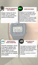Relógio Casio F-91W-1DG Digital Preto