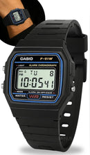 Relógio Casio F-91W-1DG Digital Preto