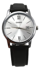 Relógio Casio MTP-V002L-1B Analógico Couro
