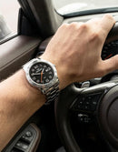 Relógio Technos Masculino Militar Aço inoxidável Prata Analógico