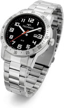 Relógio Technos Masculino Militar Aço inoxidável Prata Analógico