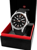 Relógio Technos, Pulseira de Silicone, Masculino Preto 2115KQB/8L