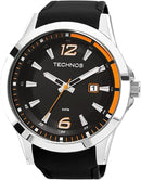 Relógio Technos, Pulseira de Silicone, Masculino Preto 2115KQB/8L